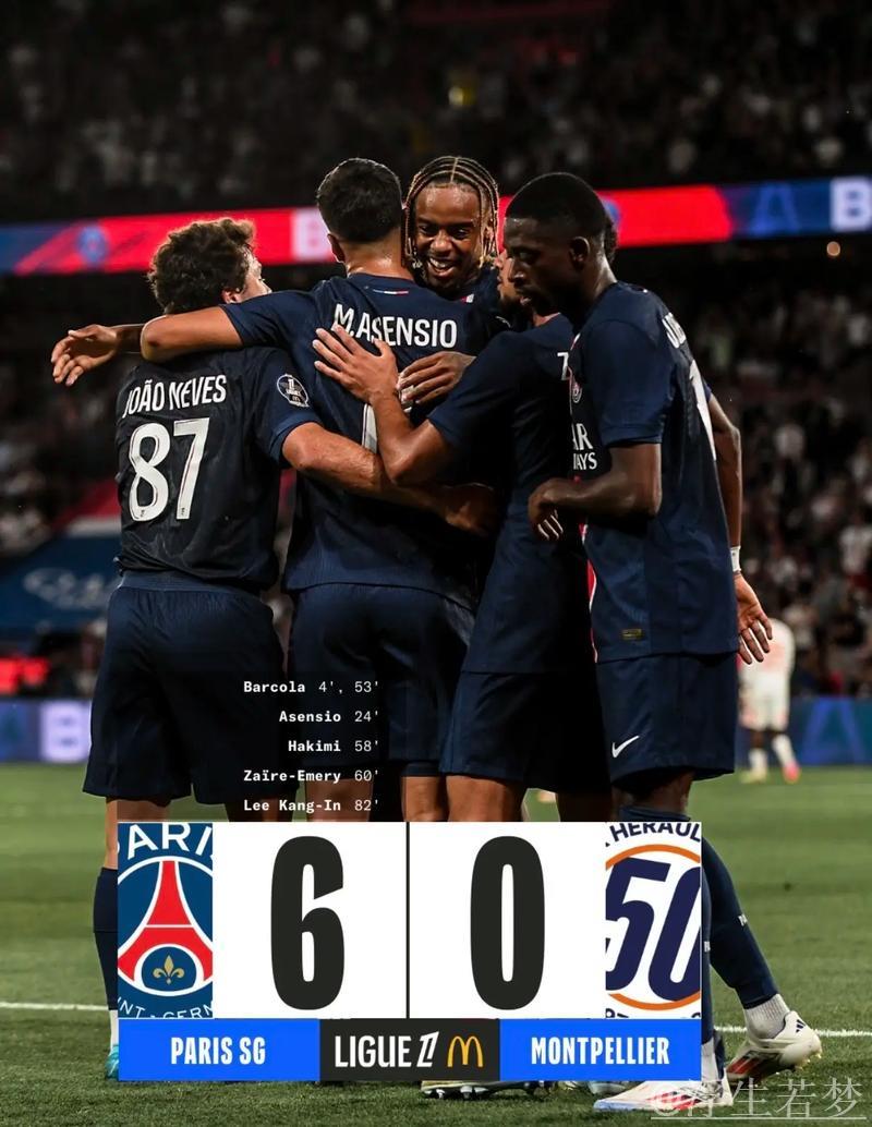 法甲-杜埃精彩远程奔袭助攻 巴黎圣日耳曼3-2险胜梅斯